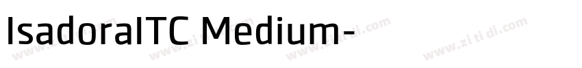 IsadoraITC Medium字体转换